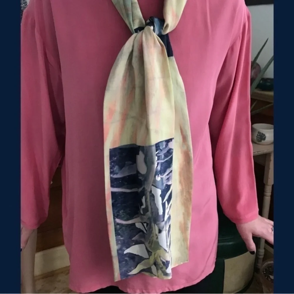 OOAK Silk Hand Crafted and Designed by Hulda Bridge Vintage 1980s